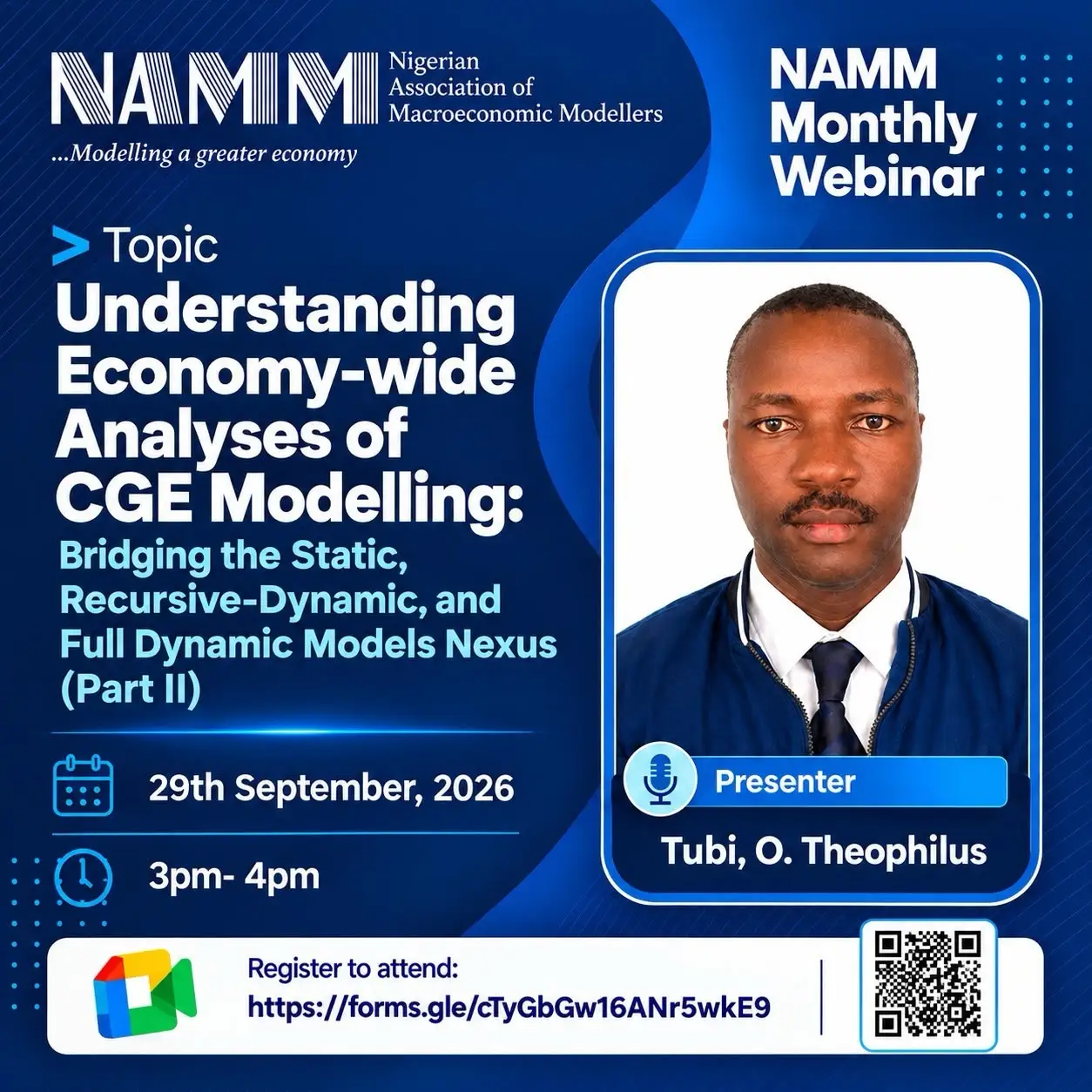 Home 8 - The Nigerian Association Of Macroeconomic Modellers Namm Webinar